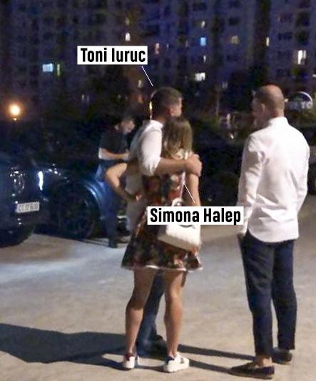 Simona Halep, îmbrățișări cu iubi într-o parcare din Mamaia